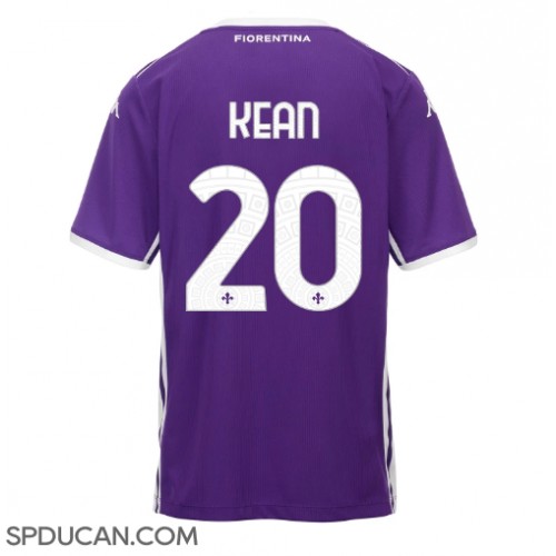 Muški Nogometni Dres Fiorentina Moise Kean #20 Domaci 2025-26 Kratak Rukav